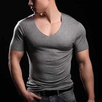 T-shirt à manches courtes Slim Fit Sexy... T-shirt à manches courtes Slim Fit Sexy...